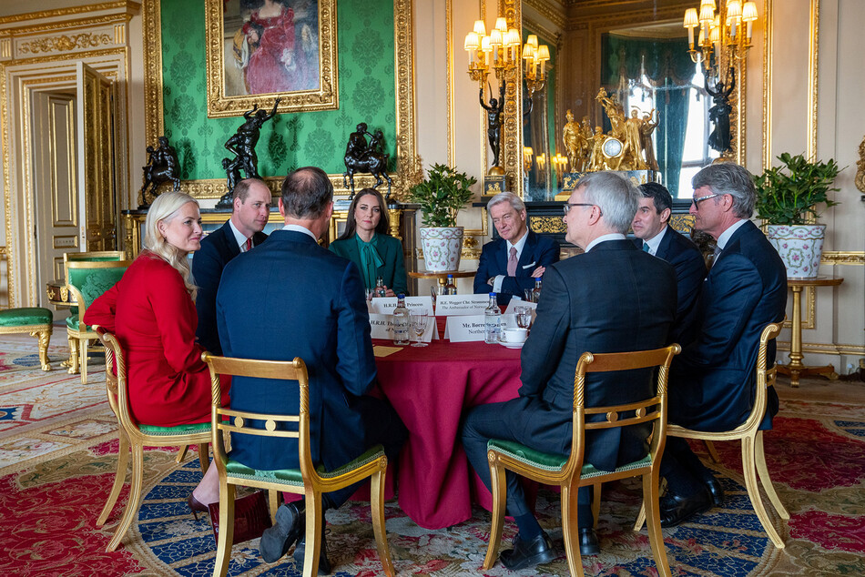 Принц Уильям и Кейт Миддлтон приняли в Виндзорском замке наследных принца и принцессу Норвегии